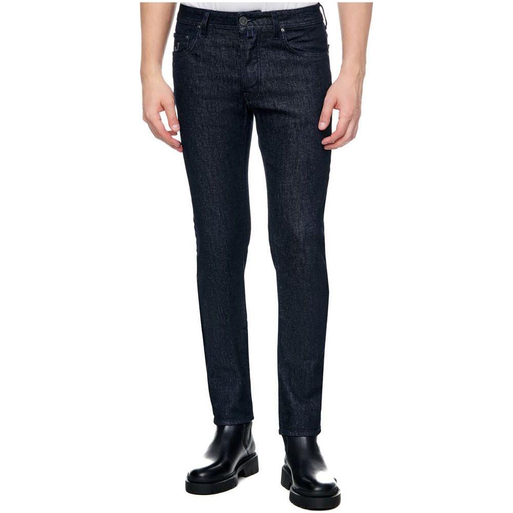 Jacob Cohen Blue Cotton Men Jeans Jacob Cohen