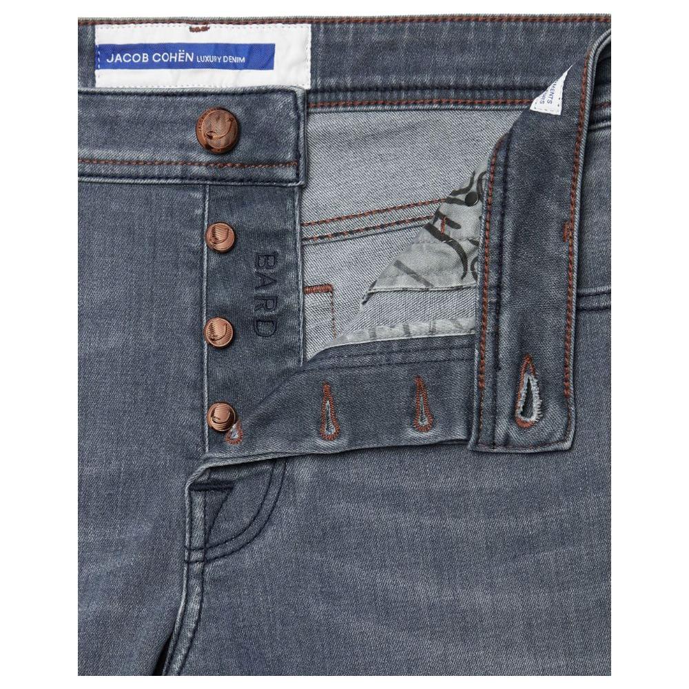 Jacob Cohen Blue Cotton Men Jeans Jacob Cohen