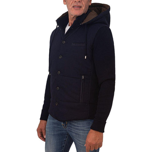 Gran Sasso Blue Wool Jacket Gran Sasso