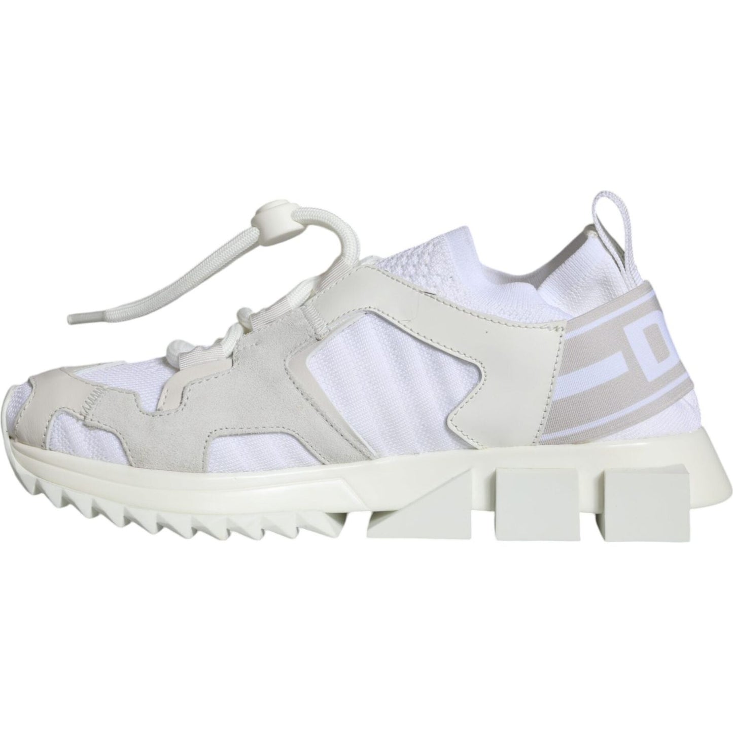 Dolce & Gabbana White Mesh Sorrento Trekking Sneakers Shoes Dolce & Gabbana