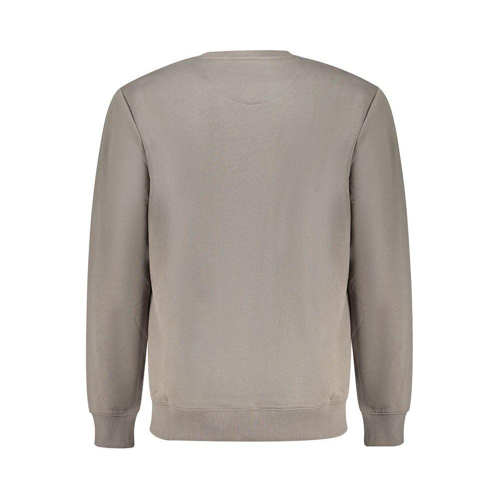 Lee Gray Cotton Men Sweater Lee