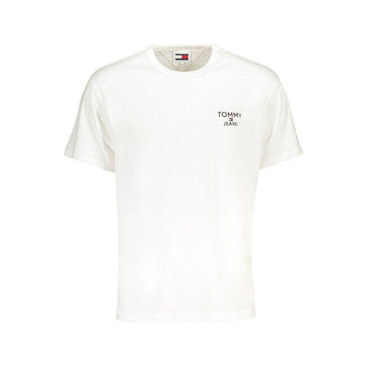 Tommy Hilfiger White Cotton T-Shirt Tommy Hilfiger