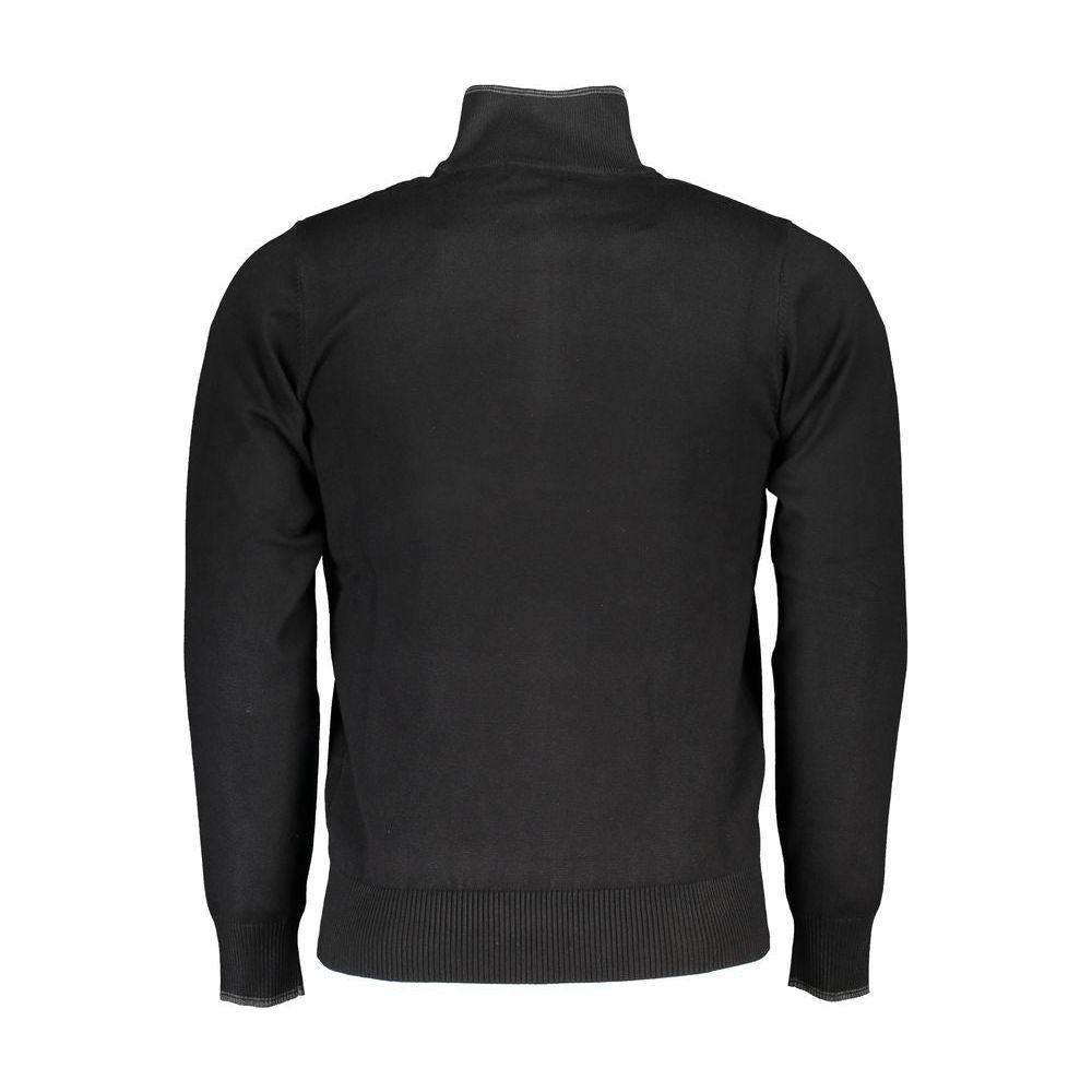 U.S. Grand Polo Black Nylon Sweater U.S. Grand Polo