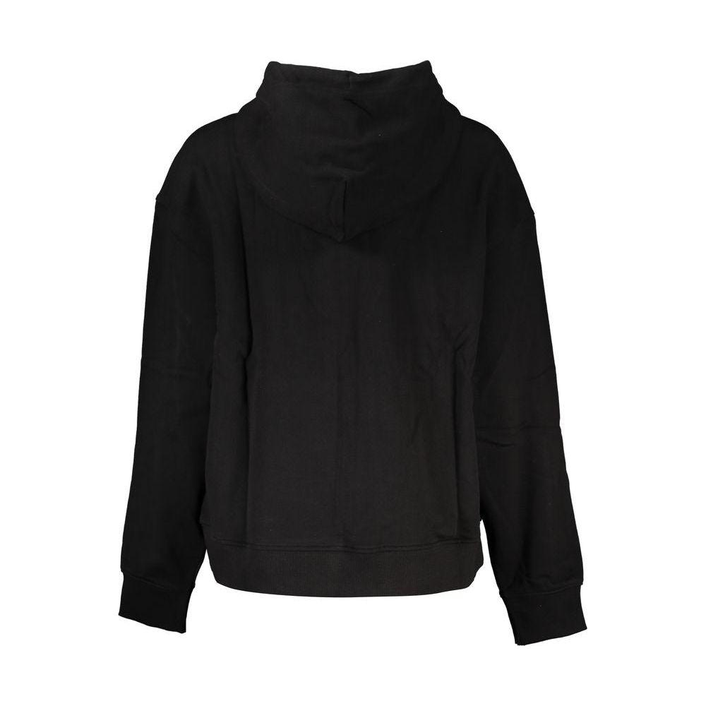 Tommy Hilfiger Black Cotton Sweater Tommy Hilfiger