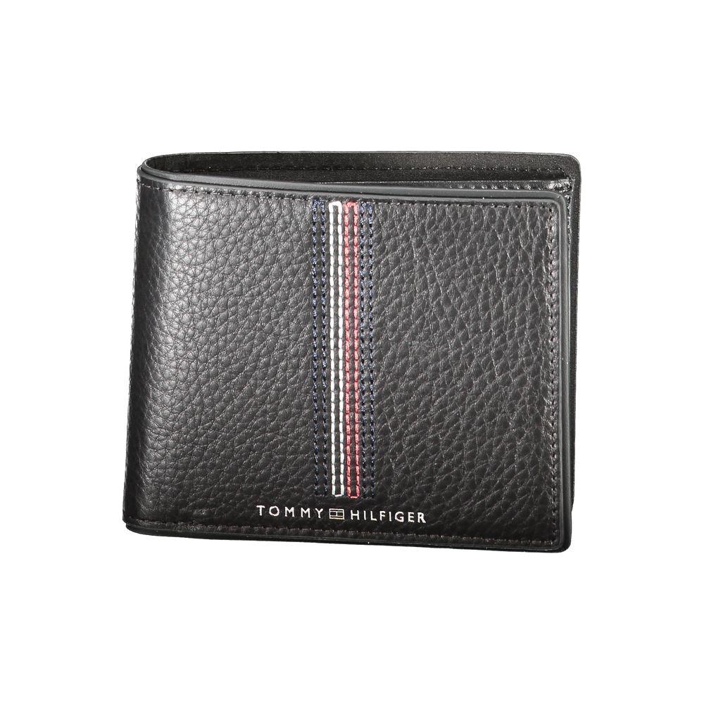 Tommy Hilfiger Black Leather Wallet Tommy Hilfiger