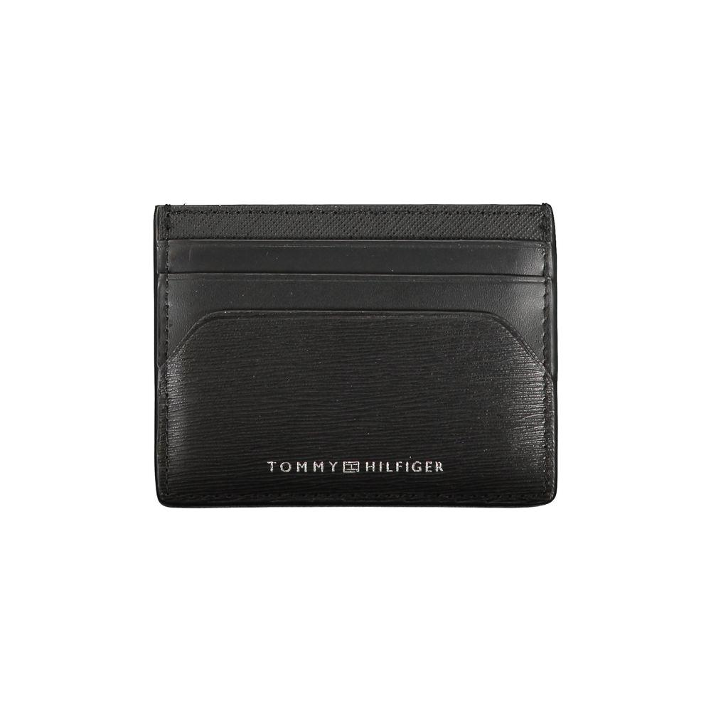 Tommy Hilfiger Black Leather Wallet Tommy Hilfiger