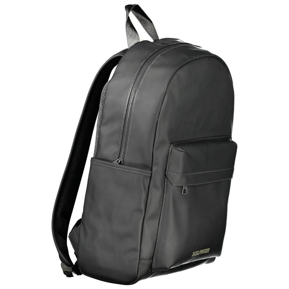 Tommy Hilfiger Black Polyester Backpack Tommy Hilfiger