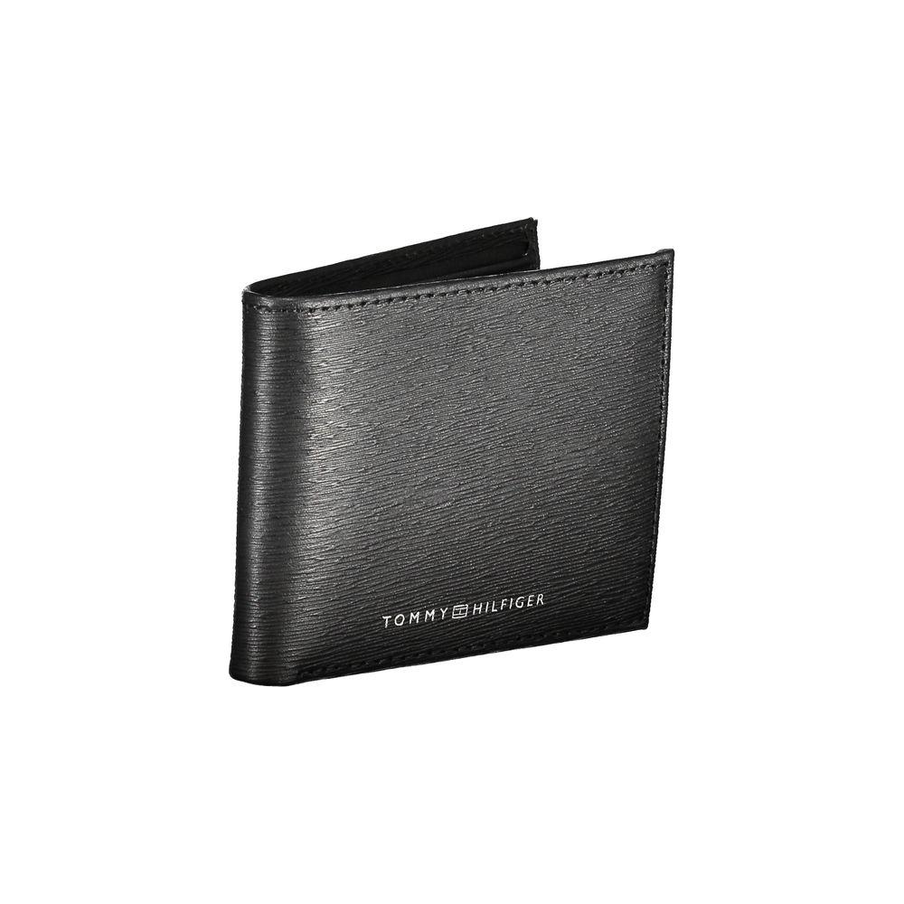 Tommy Hilfiger Black Leather Wallet Tommy Hilfiger