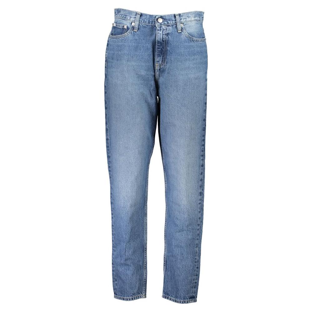 Calvin Klein Blue Cotton Jeans & Pant Calvin Klein