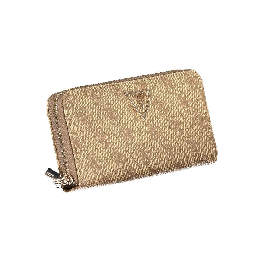 Guess Jeans Beige Polyethylene Wallet Guess Jeans