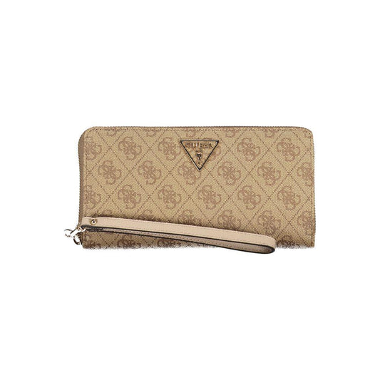 Guess Jeans Beige Polyethylene Wallet Guess Jeans