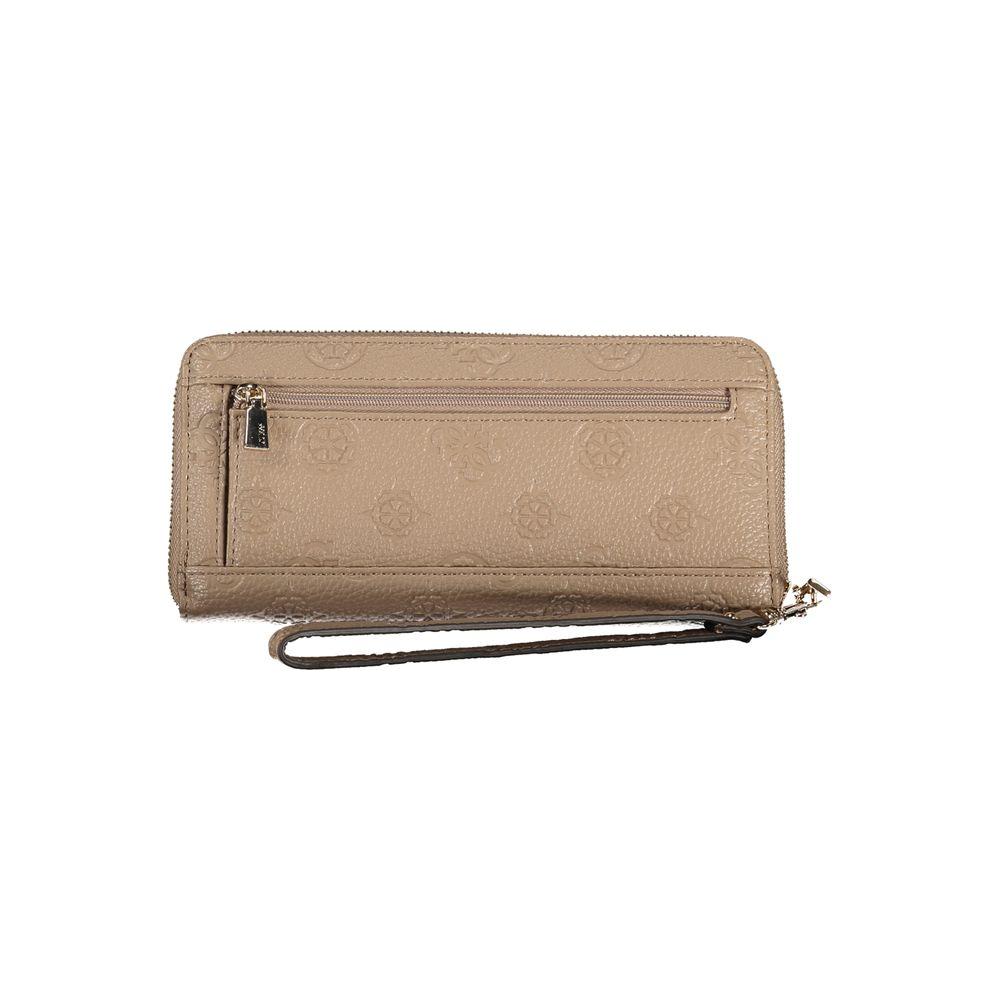 Guess Jeans Beige Polyethylene Wallet Guess Jeans