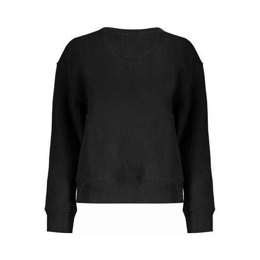 Pepe Jeans Black Cotton Sweater Pepe Jeans