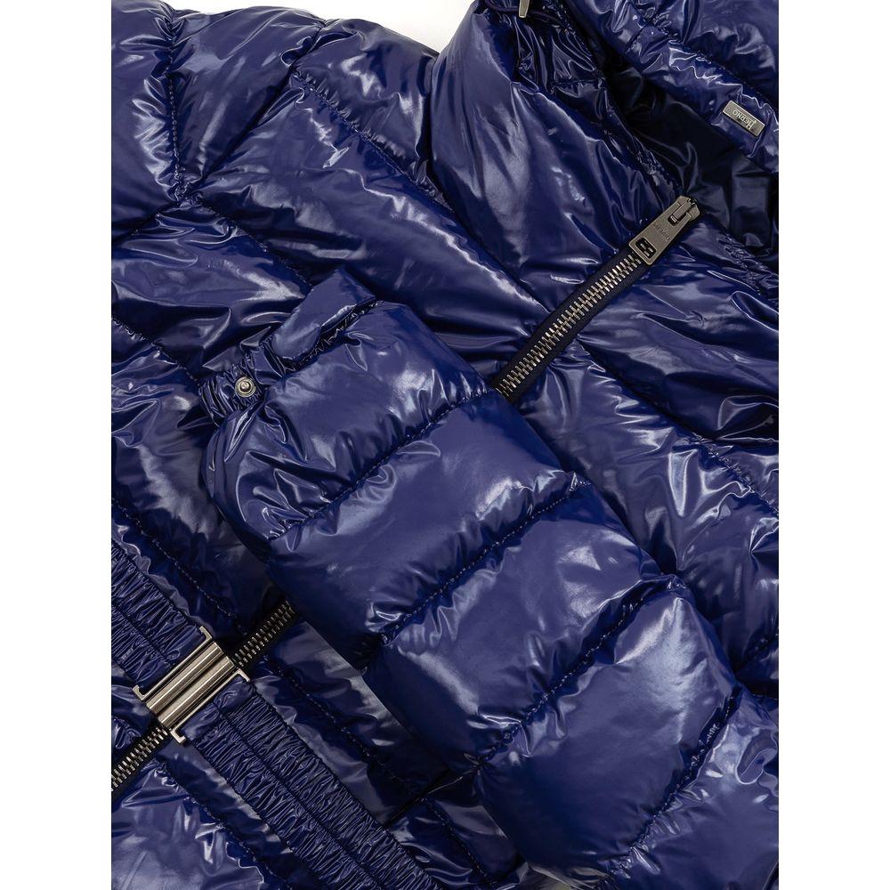 Herno Blue Polyamide Jackets & Coat Herno