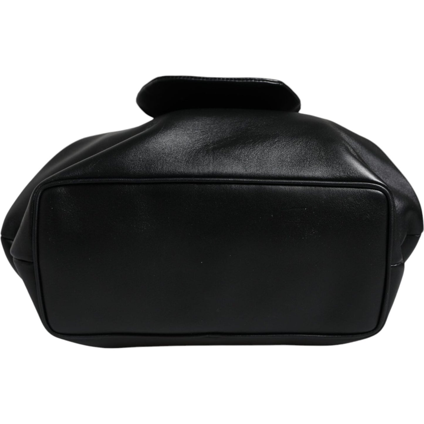 Dolce & Gabbana Black Calfskin Leather Shoulder Clutch Bag Dolce & Gabbana