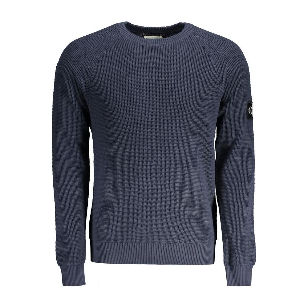 Calvin Klein Blue Cotton Sweater Calvin Klein