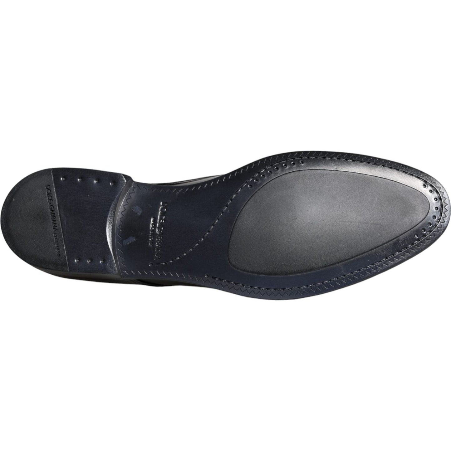 Dolce & Gabbana Black Leather Derby Formal Dress Shoes Dolce & Gabbana