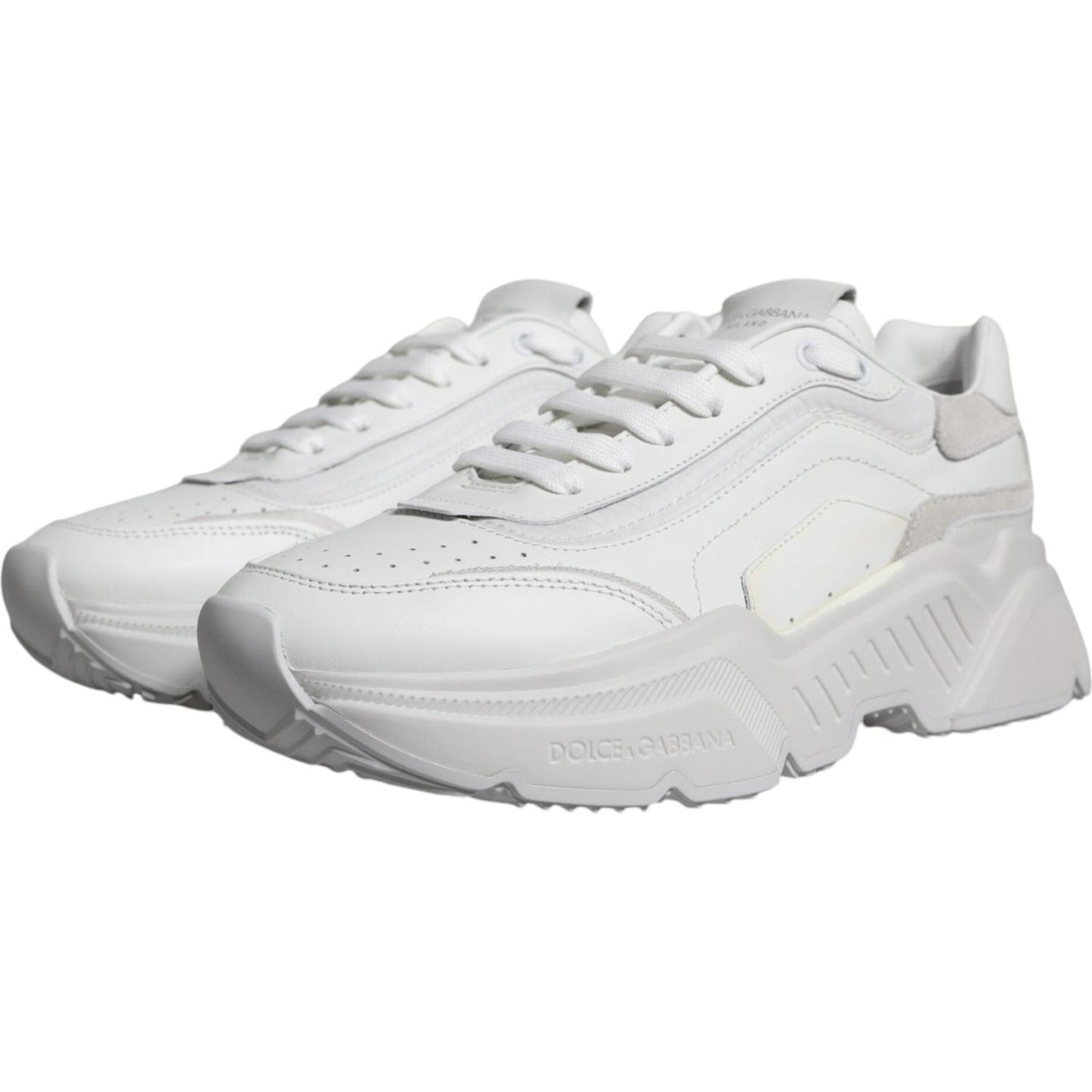 Dolce & Gabbana White Daymaster Low Top Sneakers Shoes Dolce & Gabbana