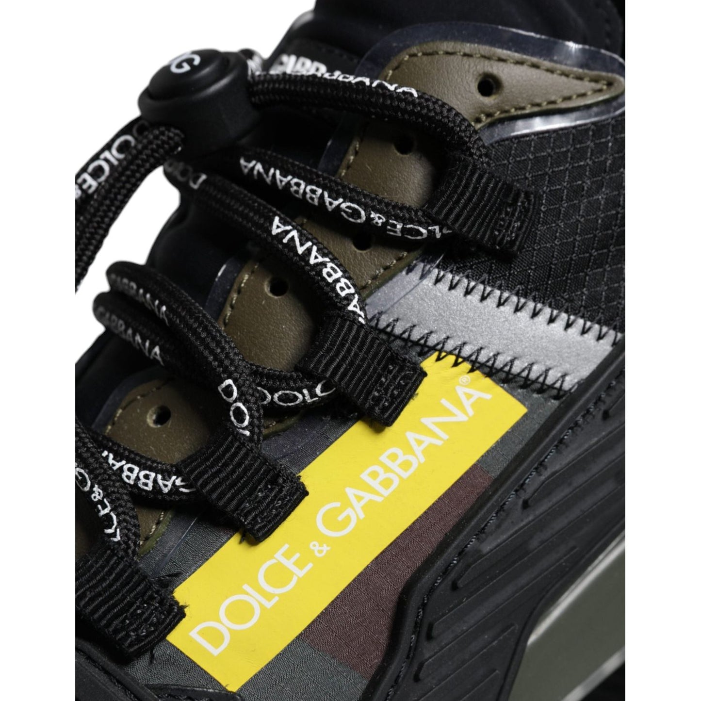 Dolce & Gabbana Multicolor Lace Up Low Top NS1 Sneakers Shoes Dolce & Gabbana