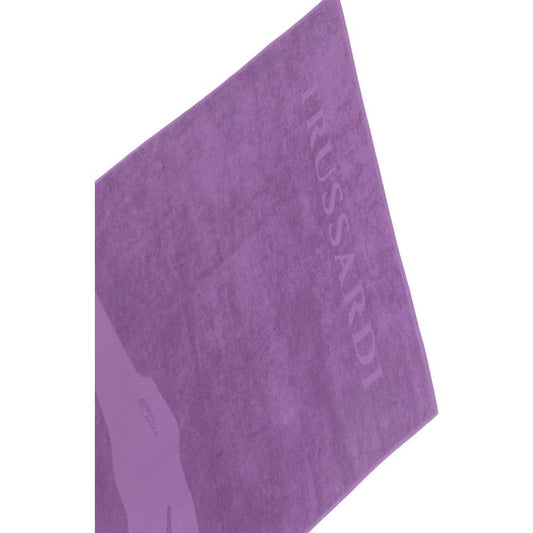 Trussardi Beachwear Purple Cotton Other Trussardi Beachwear