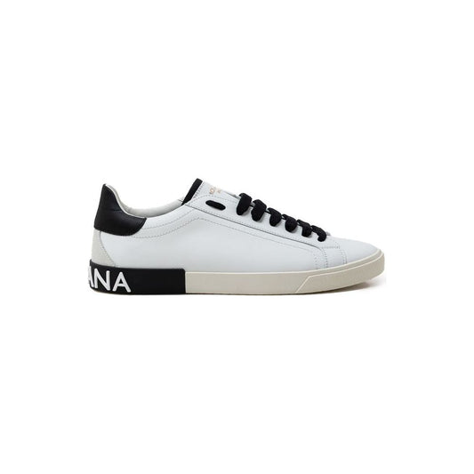 Dolce & Gabbana White Leather Sneaker Dolce & Gabbana