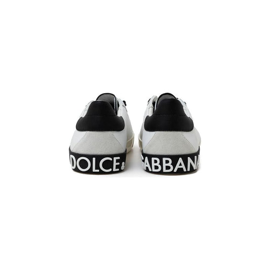 Dolce & Gabbana White Leather Sneaker Dolce & Gabbana