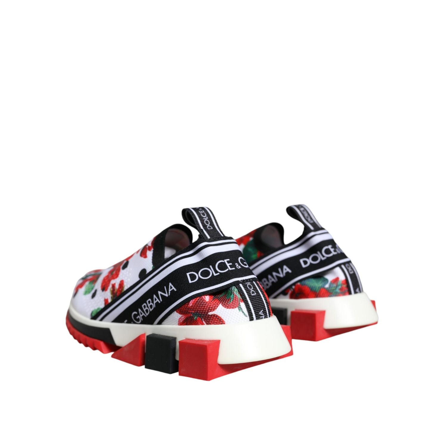 Dolce & Gabbana Multicolor Geranium Sorrento Sneakers Shoes