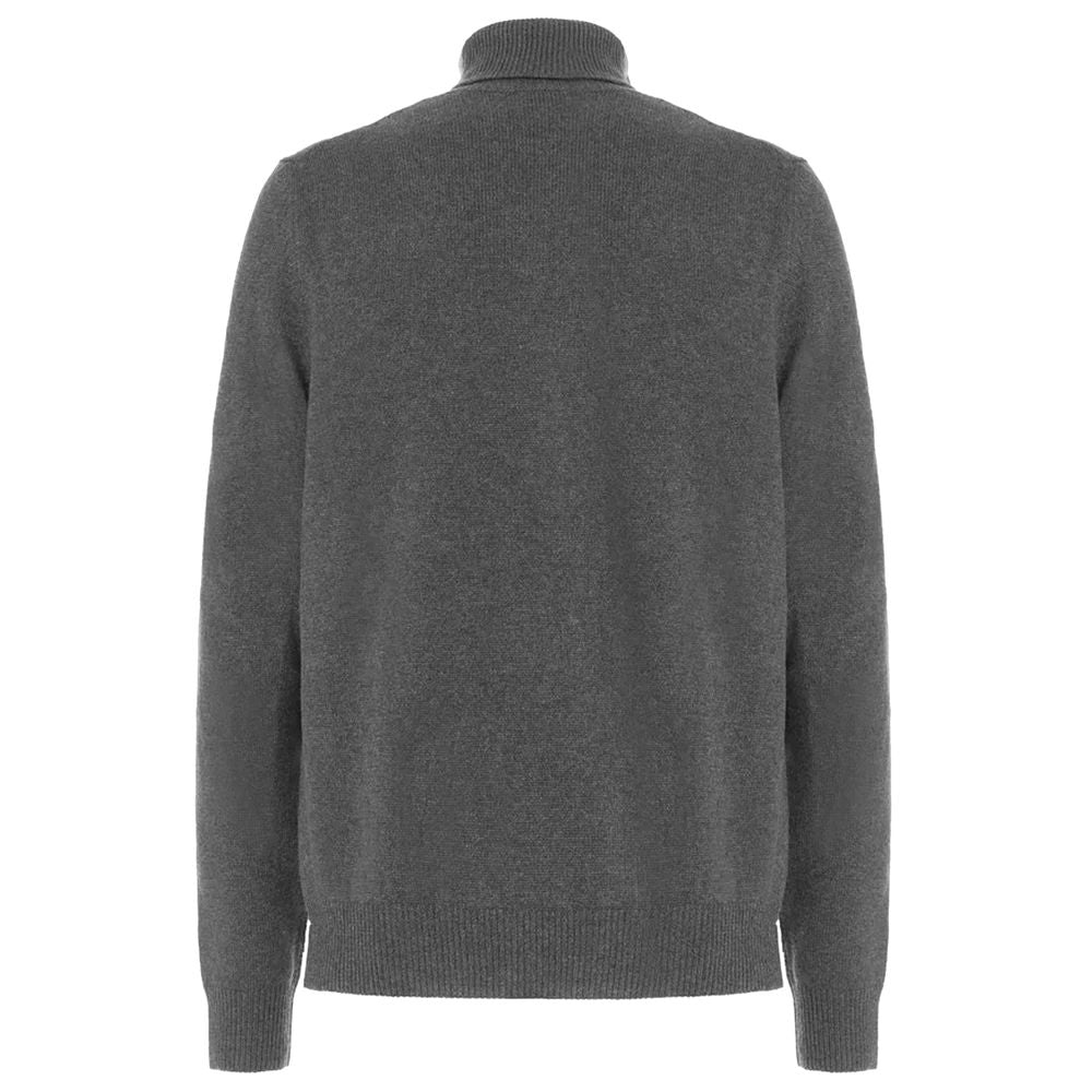 Malo Gray Wool Sweater Malo