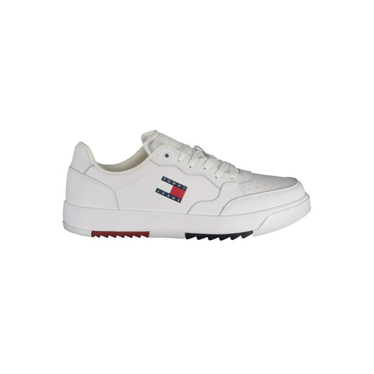 Tommy Hilfiger White Polyester Sneaker