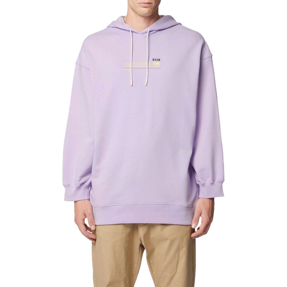 MSGM Purple Cotton Sweater MSGM