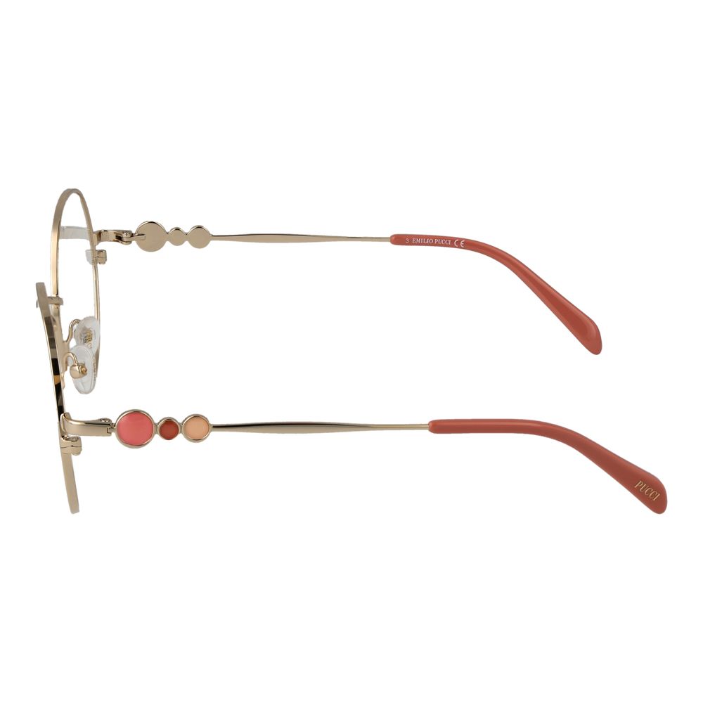 Emilio Pucci Gold Metal Glasses (Frames)
