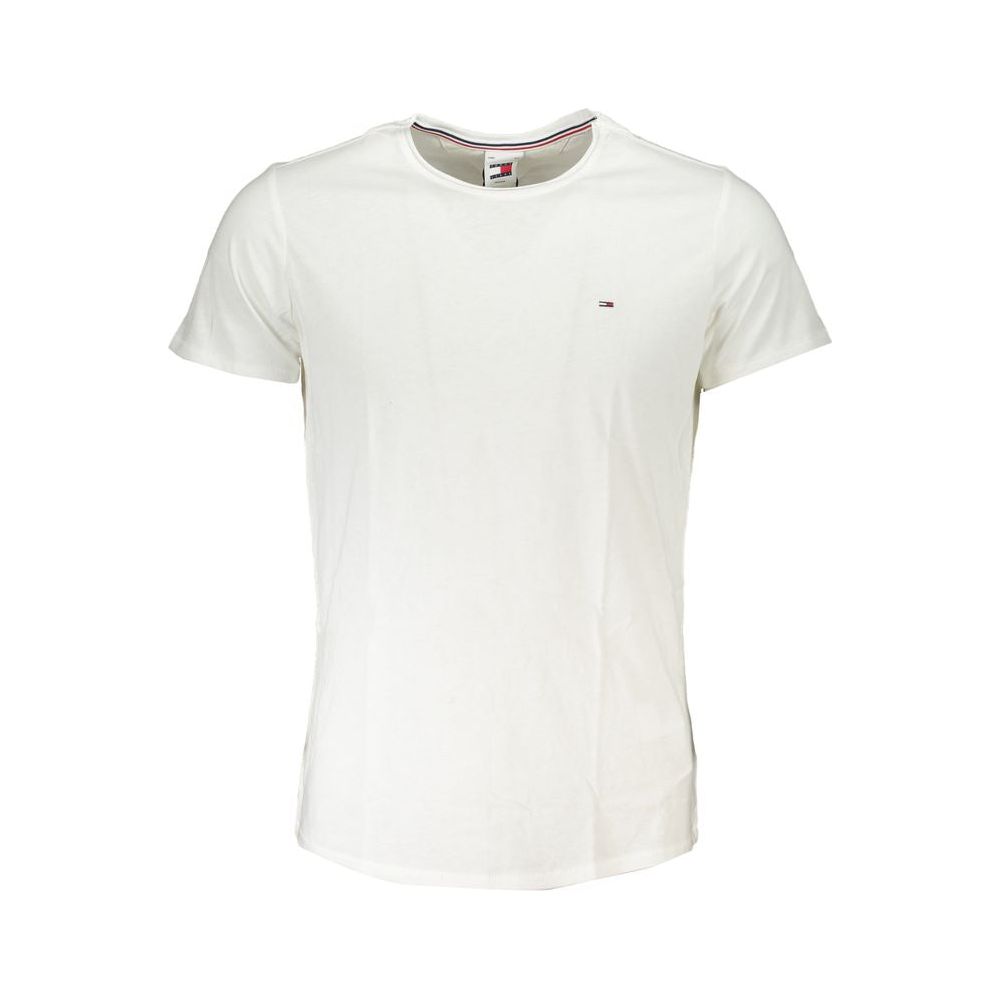 Tommy Hilfiger White Cotton T-Shirt Tommy Hilfiger