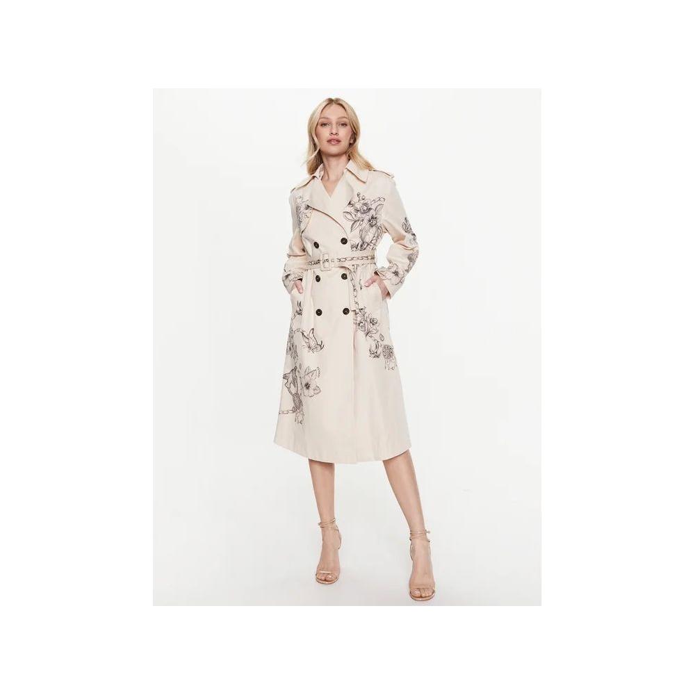 PINKO Beige Cotton Jackets & Coat PINKO