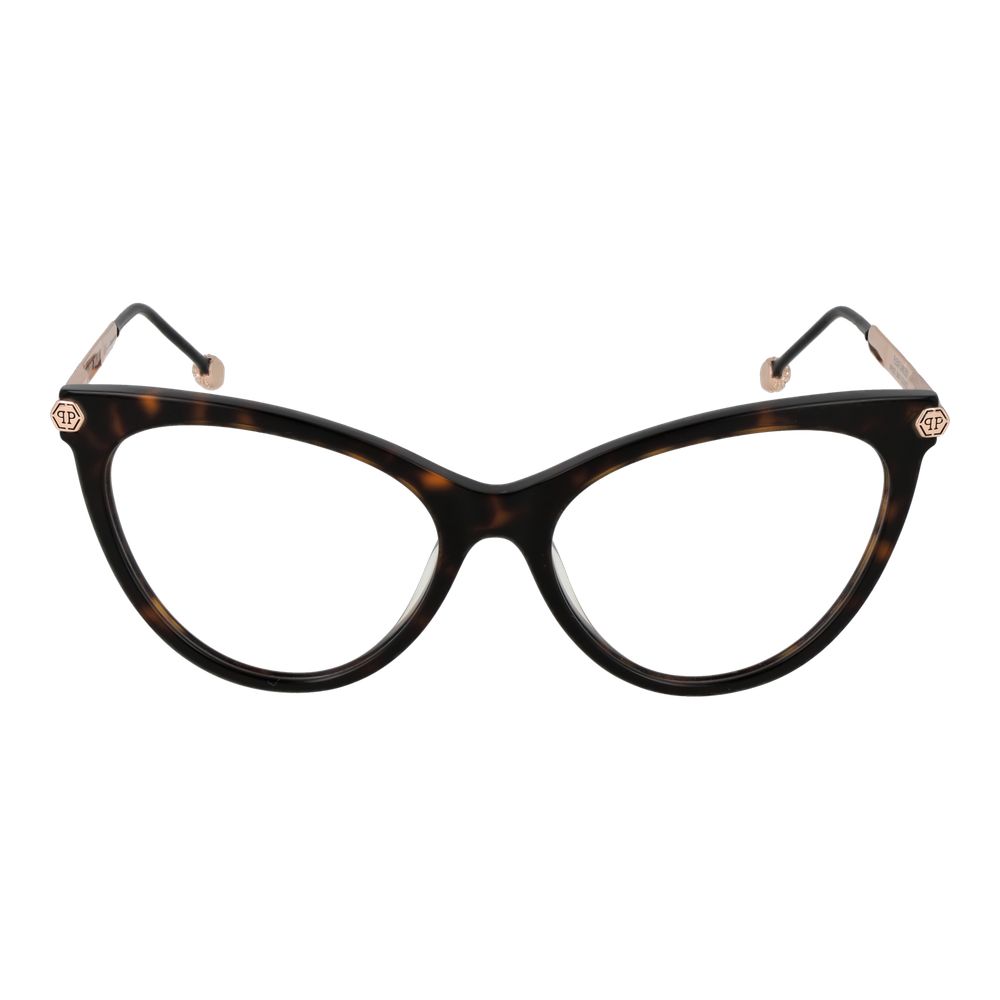 Philipp Plein Brown Cellulose Acetate Glasses (Frames)