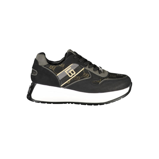 Laura Biagiotti Black Polyester Sneaker Laura Biagiotti