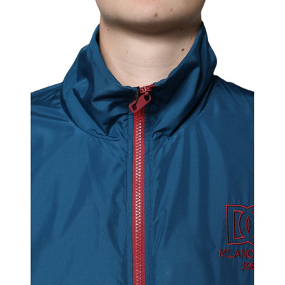 Dolce & Gabbana Multicolor Polyester Full Zip Jacket