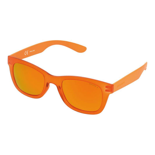 Police Orange Injected Sunglasses Police