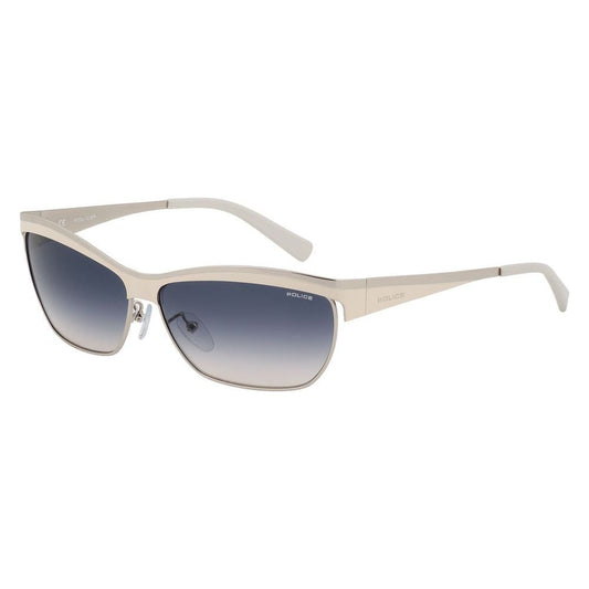 Police Gray Metal Sunglasses Police