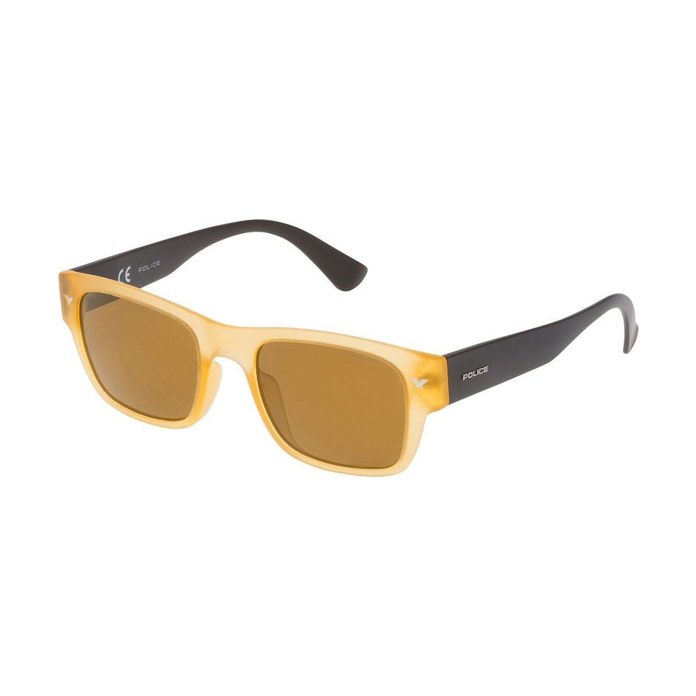 Police Yellow Injected Sunglasses Police