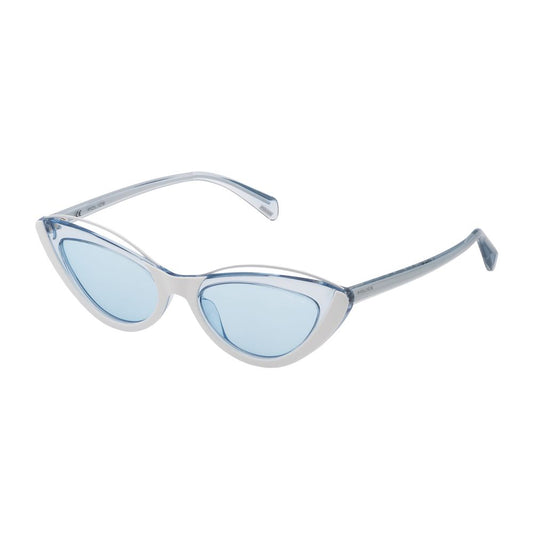 Police White Acetate Sunglasses Police