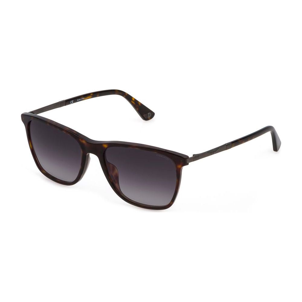 Police Brown Metal Sunglasses Police