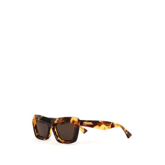 Bottega Veneta Brown Acetate Sunglasses Bottega Veneta