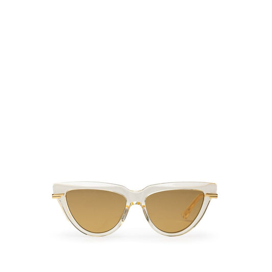 Bottega Veneta Beige Acetate Sunglasses Bottega Veneta