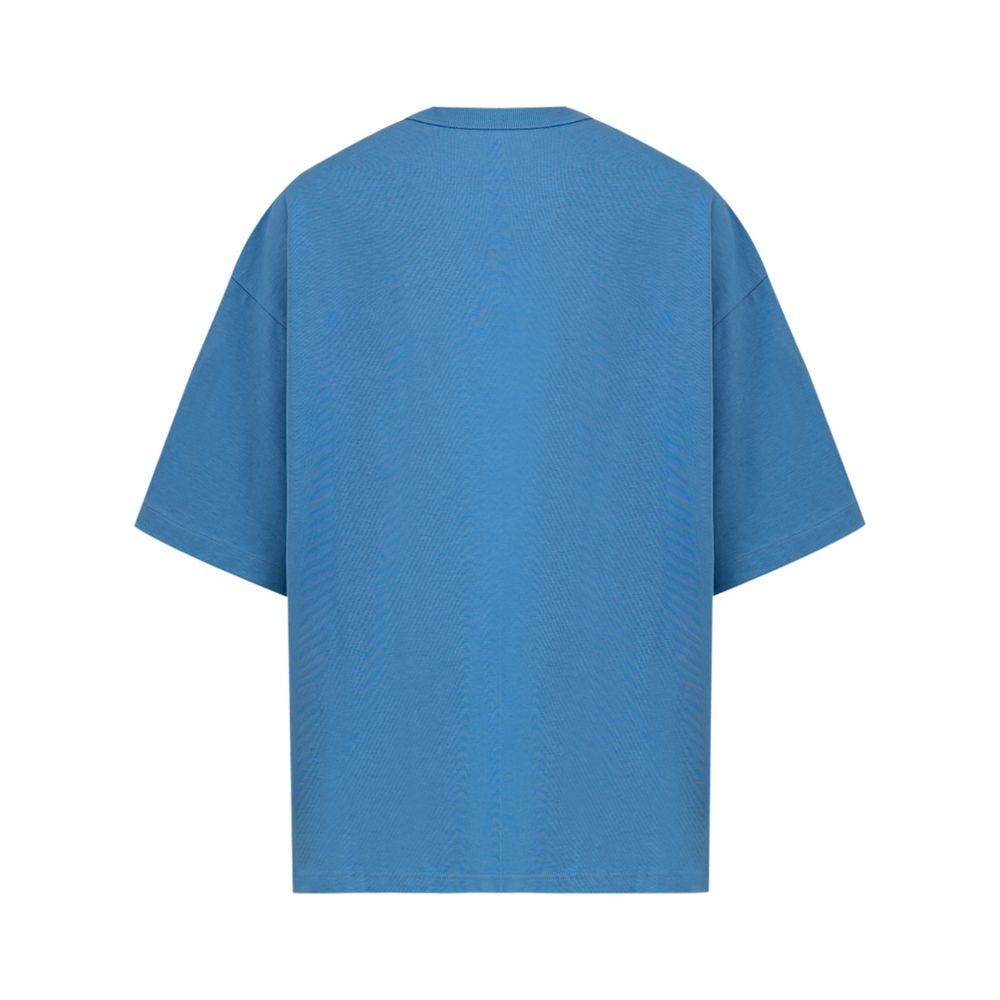 Bottega Veneta Light Blue Cotton T-Shirt Bottega Veneta