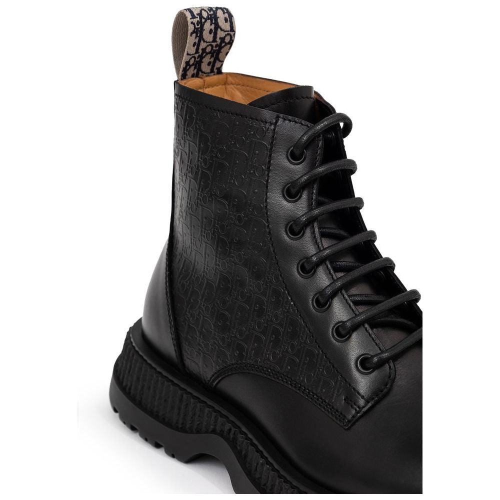 Dior Black Leather Boot Dior