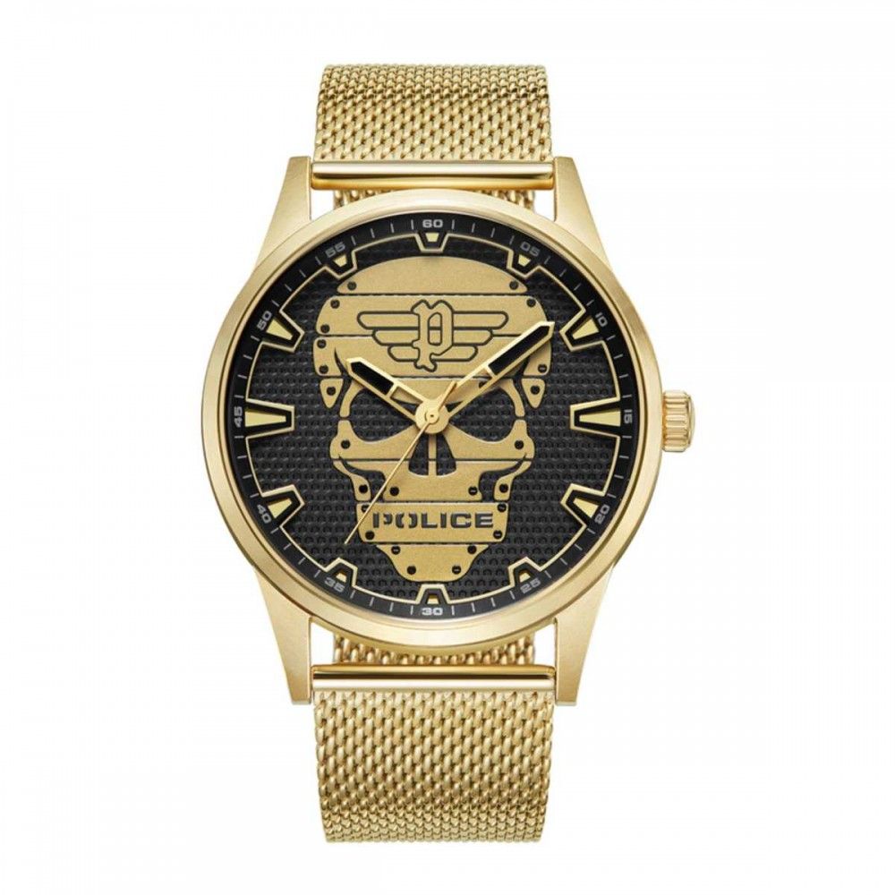 Police Gold Stainless Steel Watch Police