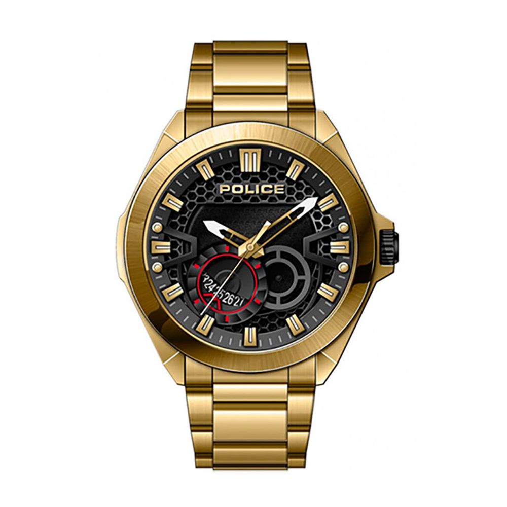 Police Gold Stainless Steel Watch Police