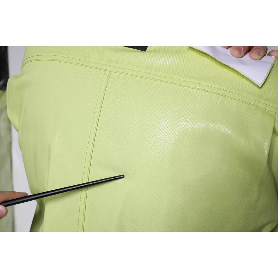 Dolce & Gabbana Green Cotton Collared Men Button Down Shirt