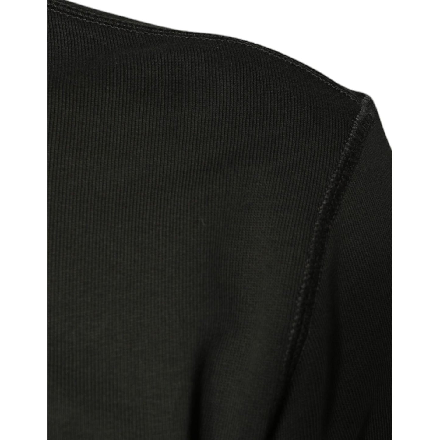 Dolce & Gabbana Army Green DG Crown Crew Neck Pullover Sweater