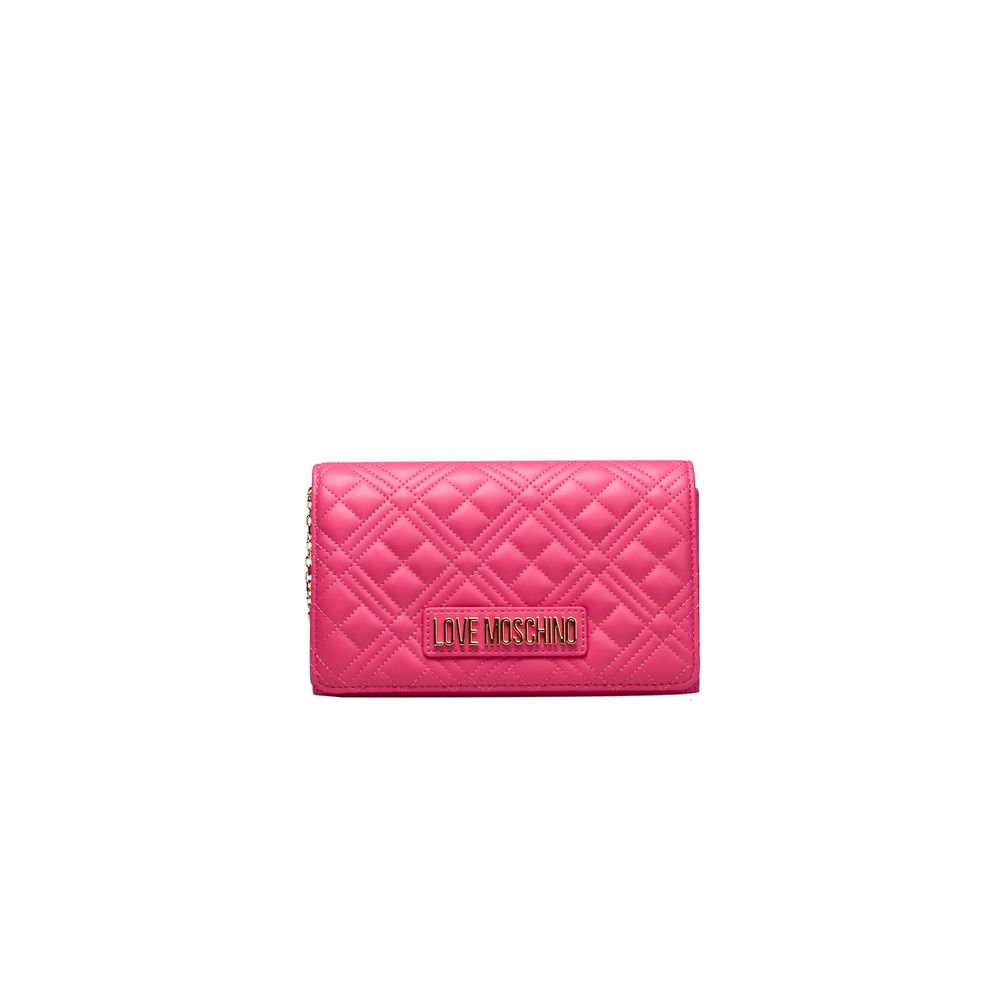 Love Moschino Fuchsia Polyethylene Crossbody Bag Love Moschino